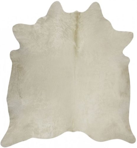RODEO Natural White Cowhide Rug (6X7)