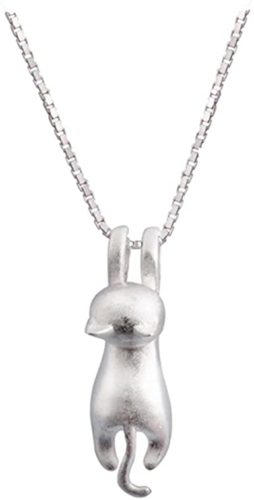 S.Leaf-Sterling-Silver-Cat-Necklace-Cat-Pendant-Necklace-for-Women