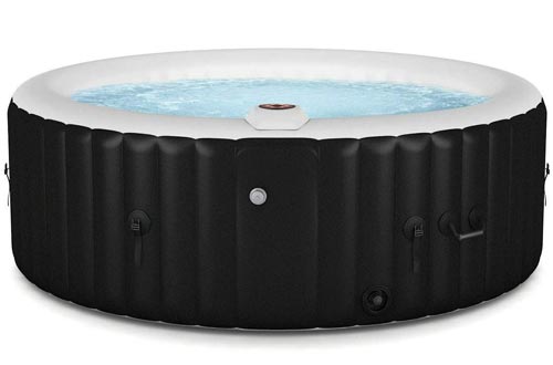 beautifulwoman Inflatable Bubble Portable Massage spa hot tubs 4 Person Relaxing Outdoor
