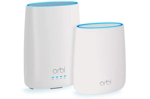 NETGEAR Orbi Built-in-Modem Whole Home Mesh WiFi System with all-in-one cable modem and WiFi routers and single satellite extender with speeds up to 2.2 Gbps over 4,000 sq. feet, AC2200 (CBK40)