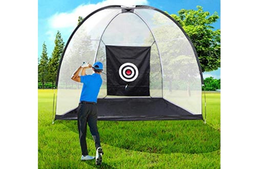 Golf Hitting Nets Driving Range Golf Practice Nets for Backyard Indoor Use with Target Carry Bag
