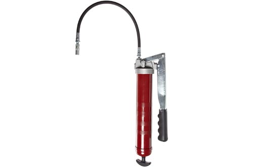 Alemite 500-E Grease Guns, Develops up to 10,000 psi, Delivery 1 oz./21 Strokes, 16 oz. Bulk or 14 oz. Cartridge, with 18" Hose & Coupler, 3-Way Loading