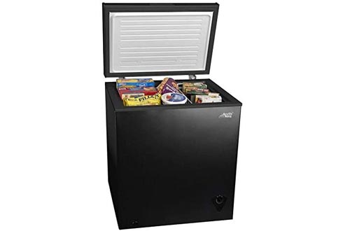 5cf Chest Freezers Deep 5 Cu Ft Compact Dorm Upright Apartment Home Food Storage Compact Space Saving Energy Efficient