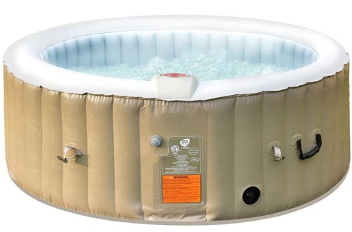 RASIKA SHOP 4 Person Portable Outdoor Blow up Inflatable Air Bubble Spa Hot Tubs w/Cover Bag