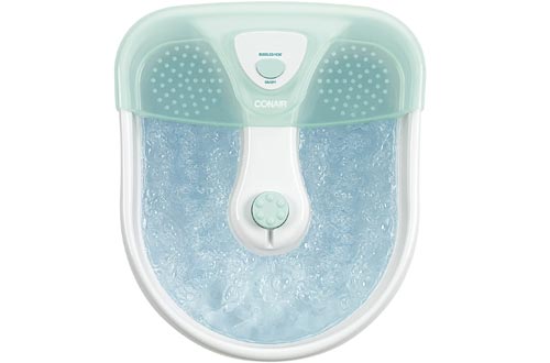 Conair Foot Spa/Pedicure Spa with Massaging Bubbles Includes 3 Attachments