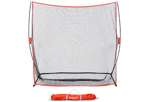 GoSports Golf Practice Hitting Nets | Choose Between Huge 10' x 7' or 7' x 7' Nets | Personal Driving Range for Indoor or Outdoor Use | Designed by Golfers for Golfers