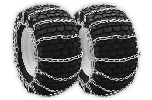 OakTen Set of Two Snow Thrower Tire Chains for John Deere TY25229 (22x9.5-12)