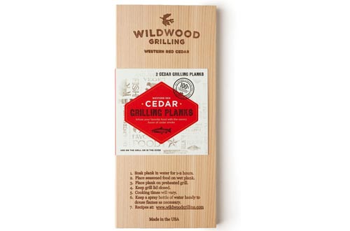 Wildwood Grilling Premium Cedar Grilling Planks (2-Pack)