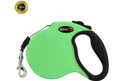 SENYE Retractable Dog Leashes,16ft Dog Traction Rope for Large Medium Small Dogs,Break & Lock System
