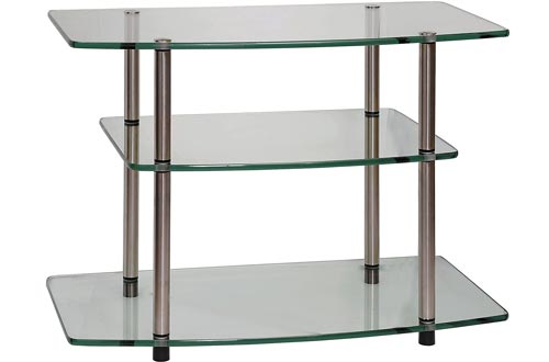 Convenience Concepts Designs2Go Classic Glass TV Stands, Glass
