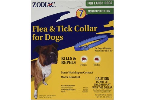 Zodiac Flea and Tick Collars for Large Dogs