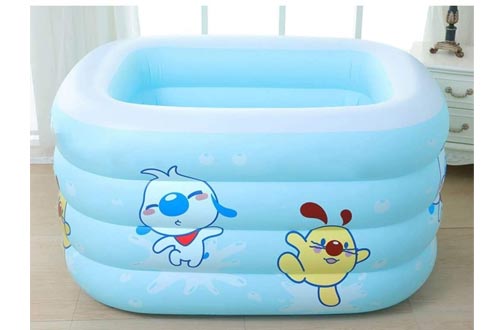 QIYUE Inflatable Swimming Pool Hot Tubs Bathtubs Inflated Tubs Folding Durable Adult Bath Tubs