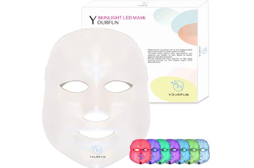Pro 7 Color LED Face Masks Photon Light Skin Rejuvenation Therapy Korean Skin Care Facial Skin Care Spa Masks