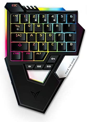 Flydigi-Scorpion-One-Handed-Bluetooth-RGB-Mechanical-Keyboard-for-Android-iPhone-PUBG-CODM-USB-Wired-PC