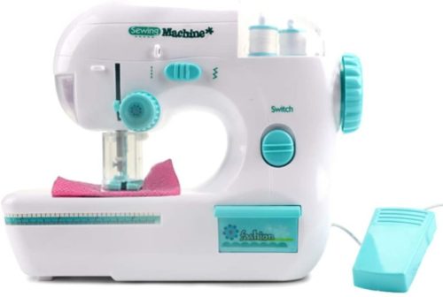 Free Arm Best Sewing Machine for Beginners, Portable Desktop Electric Sewing Machine for DIY Cloth