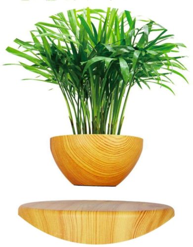 Levitating Air Bonsai Pot - Magnetic Levitation Suspension Flower Floating Pot Potted Plant for Home Office Decor,Type01