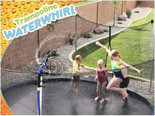 ThrillZoo-Trampoline-WaterWhirl-Kids-Fun-Summer-Outdoor-Water-Park-Game-Sprinkler-Waterpark-Toys-for-Boys-Girls-and-Adults-Accessories-Included-Toy-Attaches-on-Safety-Net-Pole