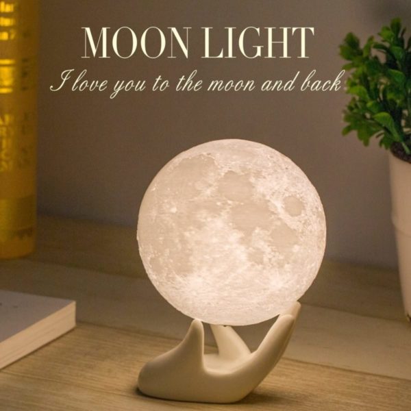 1. Mydethun Moon Lamp Moon Light Night Light