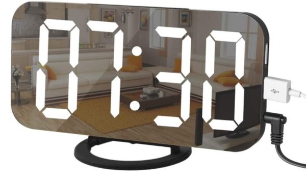 10. LED Digital Alarm Clock with Large 6.5 Easy-Read Display