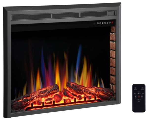 4. Electric Fireplace Insert,Freestanding & Recessed Electric Stove Heater