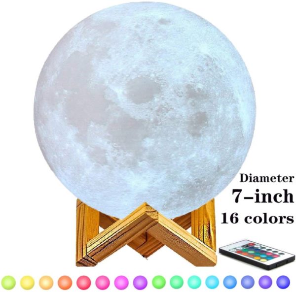 8. 7 inch Moon Lamp,6inch,8inch,9inch,10inch and11inch Diameter Moon Light Lamps are Available