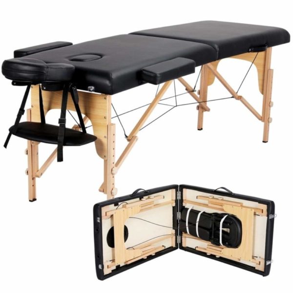8. Yaheetech Massage Table Portable Massage Bed Massage Therapy Table Spa Bed