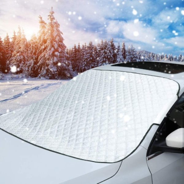 9. MITALOO Car Windshield Snow Cover, Ice Removal Sun Shade for Winter Protection