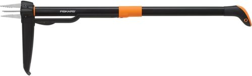 Fiskars 4-Claw Weeder 39 Inch , Black/Orange (339950-1001)