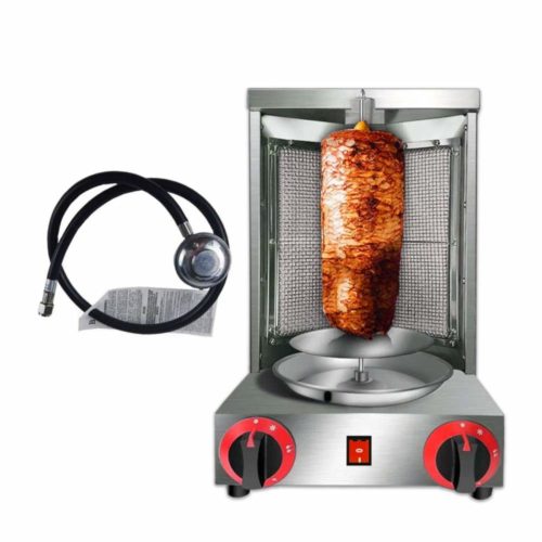 Zz Pro Shawarma Doner Kebab Machine Gyro Grill with 2 Burner Vertical Broiler for Commercial home Kitchen TOP 5 BEST GYRO MACHINES IN 2022 REVIEWS