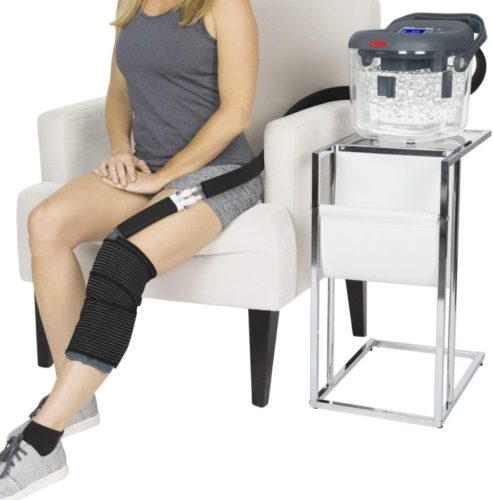Vive-Cold-Therapy-Machine-Large-Ice-Cryo-Cuff-Flexible-Cryotherapy-Freeze-Kit-System-Fits-Knee-Shoulder-Ankle-Cervical-Back-Leg-Hip-and-ACL-Wearable-Adjustable-Wrap-Pad-Cooler-Pump