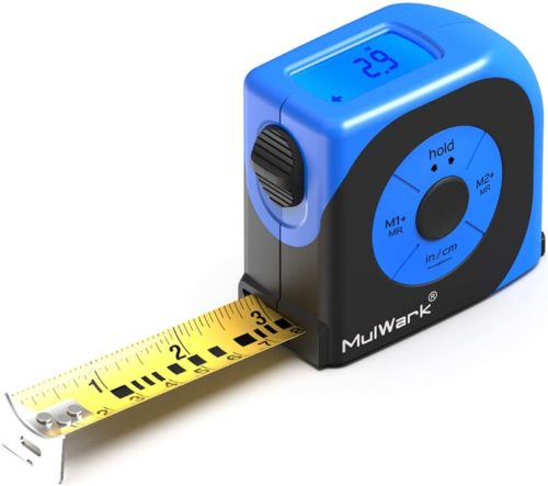 #8. MULWARK Digital Tape Measure with LCD