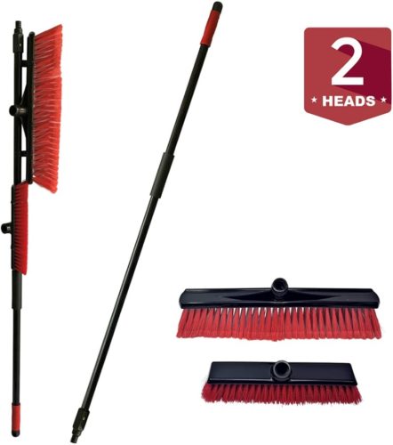 #9. Foxtrot Outdoor Broom and Brush Combo