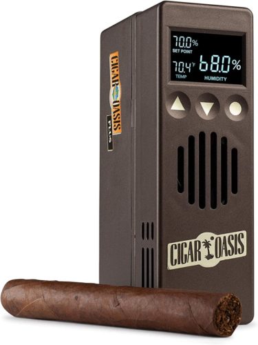 Cigar-Oasis-Plus-3.0-Electronic-Humidifier-for-end-table-humidors-4-10-cubic-feet-300-1000-cigar-capacity