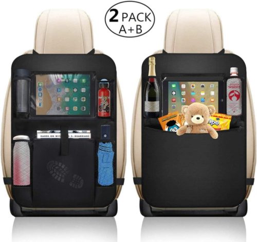 XBRN car seat organizer with many compartments