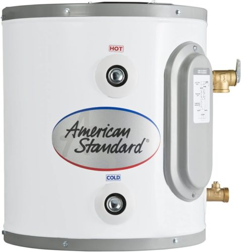 American Standard CE-6-AS 6 gallon Point of Use Electric Water Heater TOP 10 BEST ELECTRIC WATER HEATERS IN 2022 REVIEWS