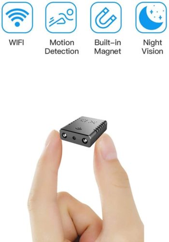 Spy Camera Hidden WiFi Cameras, HD Smallest Mini Security Camera with Phone App for Home Indoor Tiny Portable Secret Nanny Cam with Auto Night Vision/Motion Detection Alerts