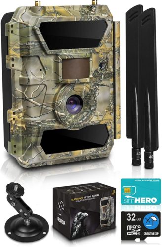 LTE-4G-Cellular-Trail-Cameras-–-Outdoor-WiFi-Full-HD-Wild-Game-Camera-with-Night-Vision-for-Deer-Hunting-Security-Wireless-Waterproof-and-Motion-Activated-–-32GB-SD-Card-Sim-Card-1-Pack