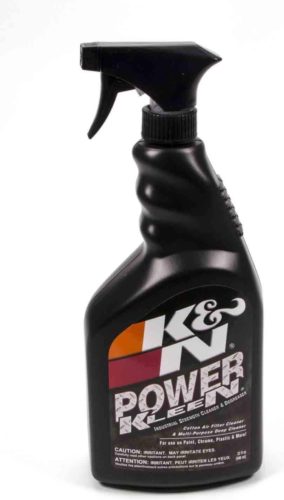 K&N Air Filter Cleaner and Degreaser: Power Kleen; 32 Oz Trigger Spray; Restore Engine Air Filter Performance, 99-0621