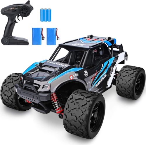 YEZI 1:18 Scale Large RC Cars 46km/h+ Speed， 2.4Ghz All Terrain Waterproof Remote Control Truck,4x4 Electric Rapidly Off Road car for, Remote Control car for Kids Boys and Adults